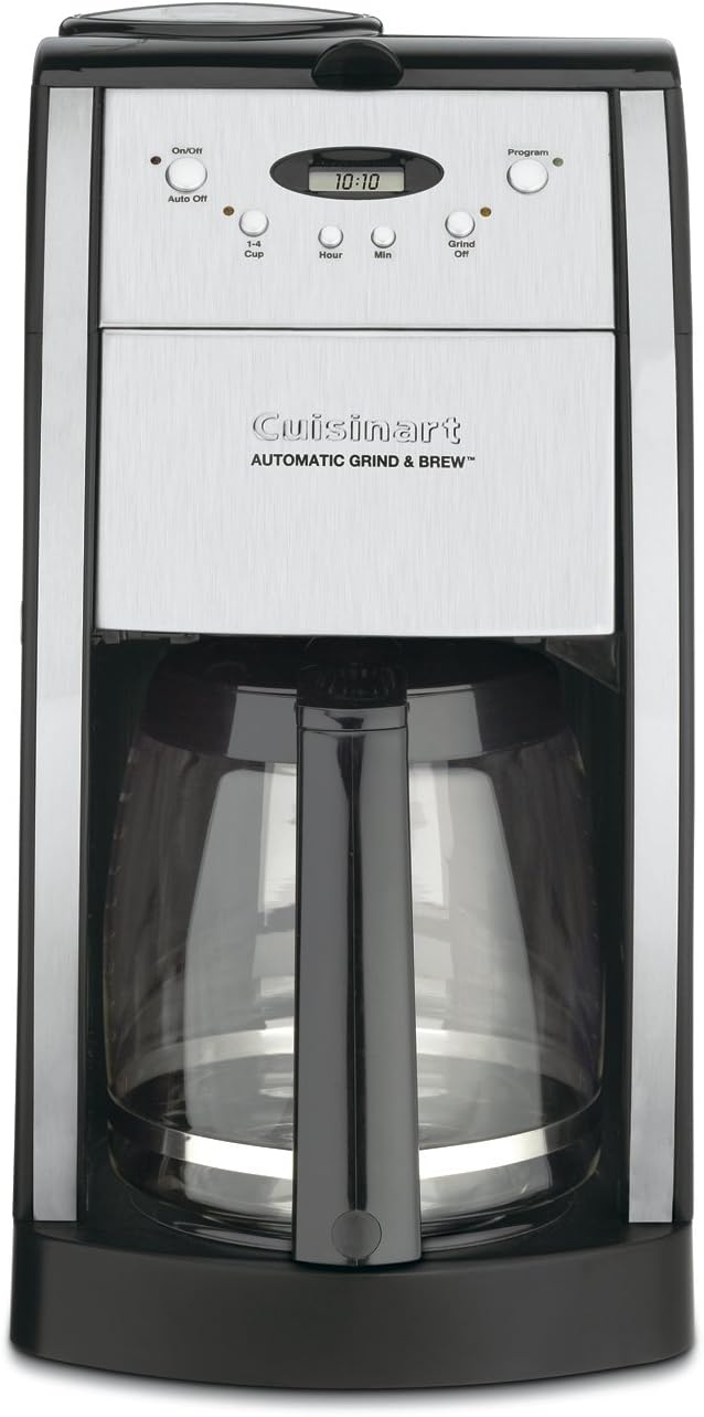 Cuisinart 14-Cup Coffee Maker Bundle with 12-Cup Grind &amp Brew Coffeemaker Black