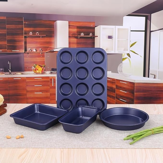 Cookware Set 23 Piece Nonstick Pots and Pans Set Bakeware Set Kitchen Induction Cookware Metal Utensil Oven &amp Dishwasher Safe