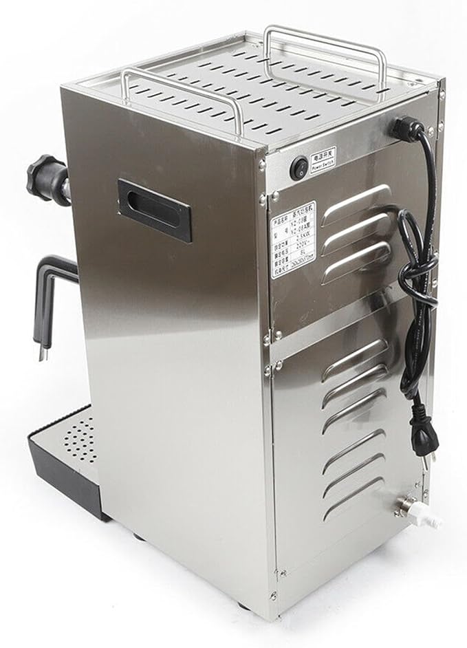 Commercial Milk Frother 8L Automatic Espresso Machine Automatic Coffee Milk Steamer Coffee Foam Maker for Coffee Milk Bubble Tea Milk Tea Stainless Steel - 110V 2500W