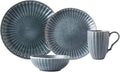 Dinnerware Set Plates and Bowls Sets Retro Style Three-Dimensional Cereals Bowls And Steak Plates Sets | 22 Pieces Ceramics Dinner Combination Set