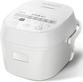 TOSHIBA OriginTaste Rice Cooker 5.5-Cup Uncooked Fuzzy Logic 15-in-1 Functions Digital Display Delay Timer Keep Warm Nonstick Inner Pot White