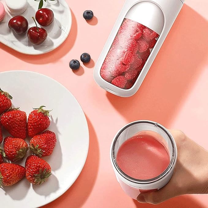 Portable Juicer Blender USB Travel Juice Cup Mixing Machince With 45W Motor 10 Oz Capacity for Travel and Outdoor