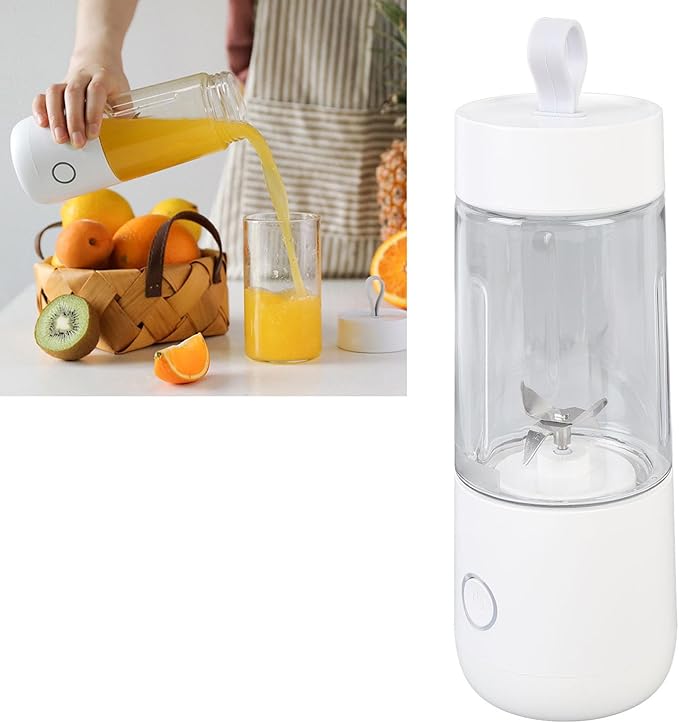 Rechargeable Personal Blender with Li Ion Battery Compact Portable Blender for Smoothies Cordless Mini Blender for Travel Camping Gym
