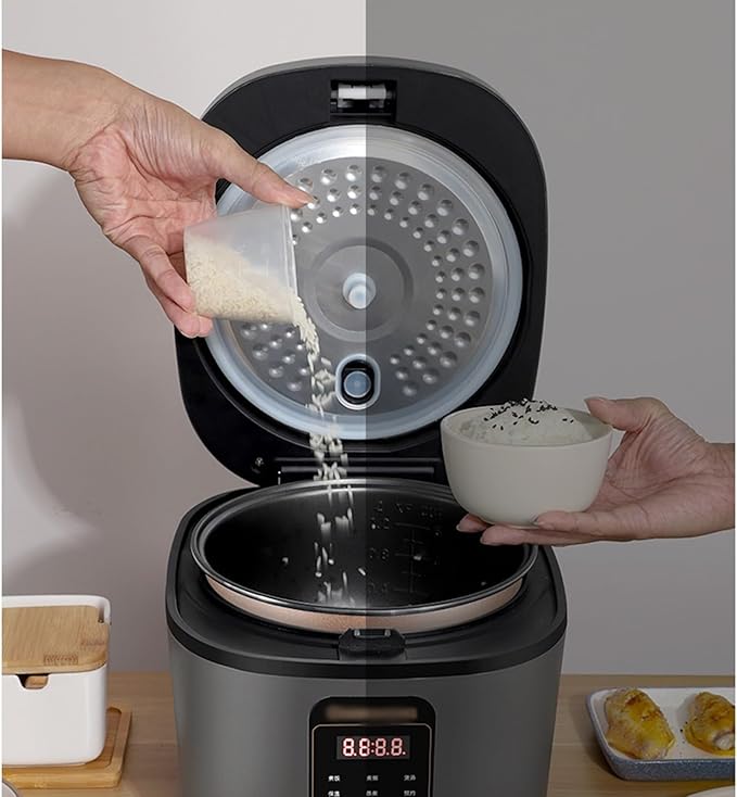 GRFIT Intelligent Rice Cooker Household Multifunctional Small Porridge Soup Rice Cooking Rice Cooker Steaming (Size : 3L) jinyi2016SHOP-1998