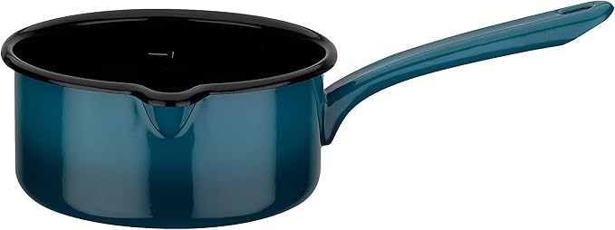 GSW 190107 Blue Shadow 7-Piece Saucepan Set Steel enamel