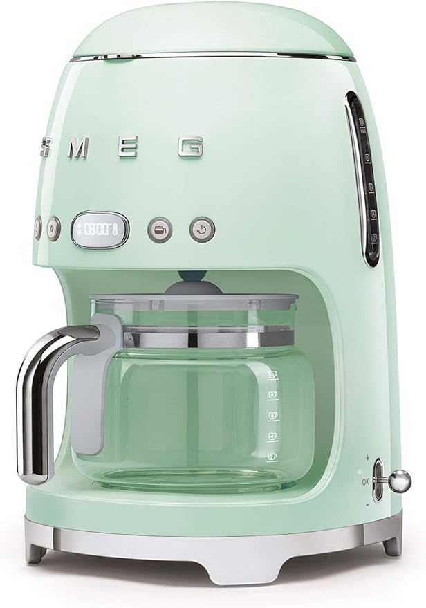Smeg - Coffee Machine - A Collection of Adult Games and Gifts - Filter Coffee Machine - Light green