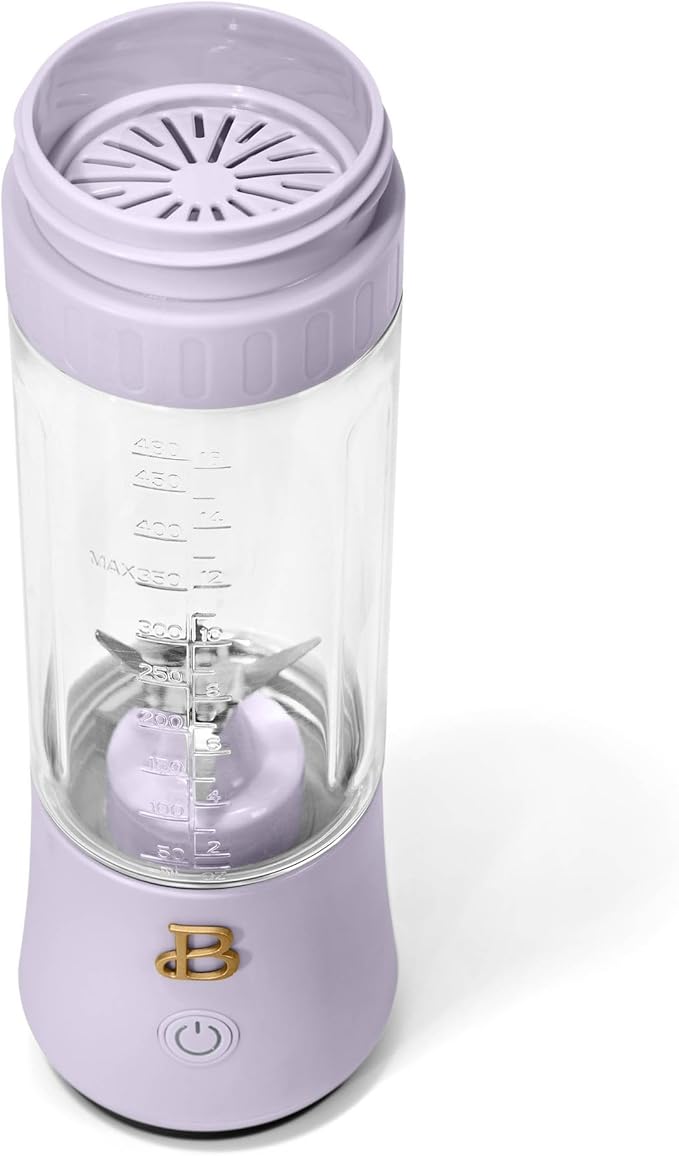 Portable Blender with 14 oz USB Rechargeable and Cordless for Smoothies Shakes &amp More