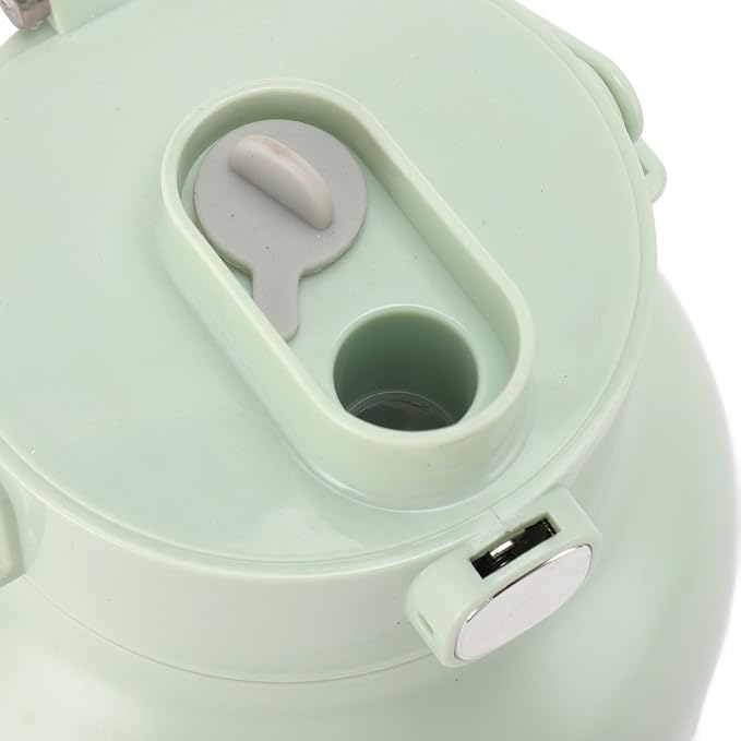 Portable Blender Cup 500ML USB Rechargeable Cordless Mini Electric Juicer Cup with Straw Electric Citrus Juicer Machine (Green)