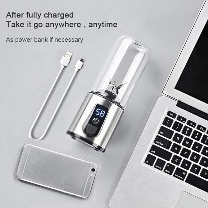 Portable Electric Juicer Smoothie Blender USB Rechargeable Mini Fruit Mixers Juicers Fruit Extractors Food Milkshake