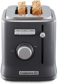 Calphalon 2-Slice Toaster Precision Control with 6 Shade Settings and Extra Wide Slots Stainless Steel