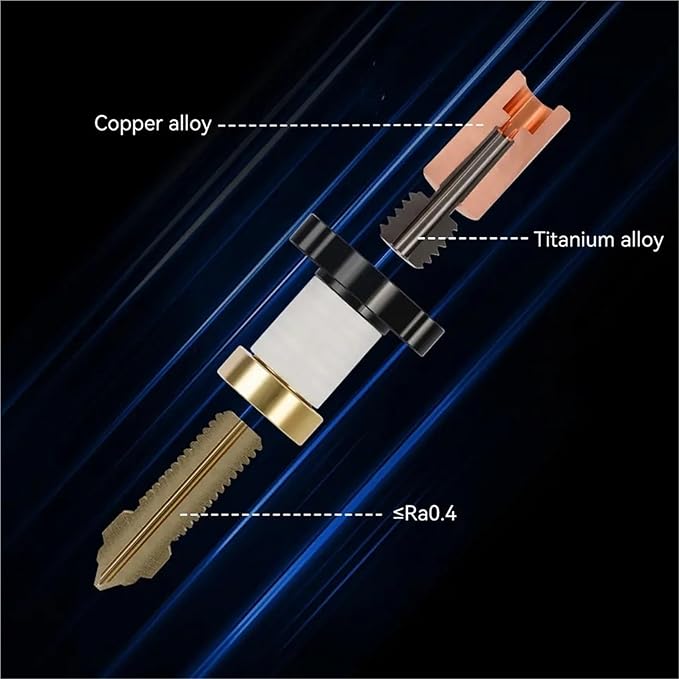 Hot end for K1 HOTEND for Creality K1/K1 Max Hotend Kit Ceramic Heating Block Kit 300°C Extruder Hotend Kit for Creality K1 Upgrade(1 (pcs))