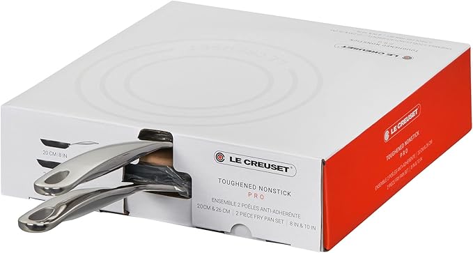 Le Creuset Toughened Nonstick PRO Cookware Set 2 pc. (8 &amp 10 Fry Pan)