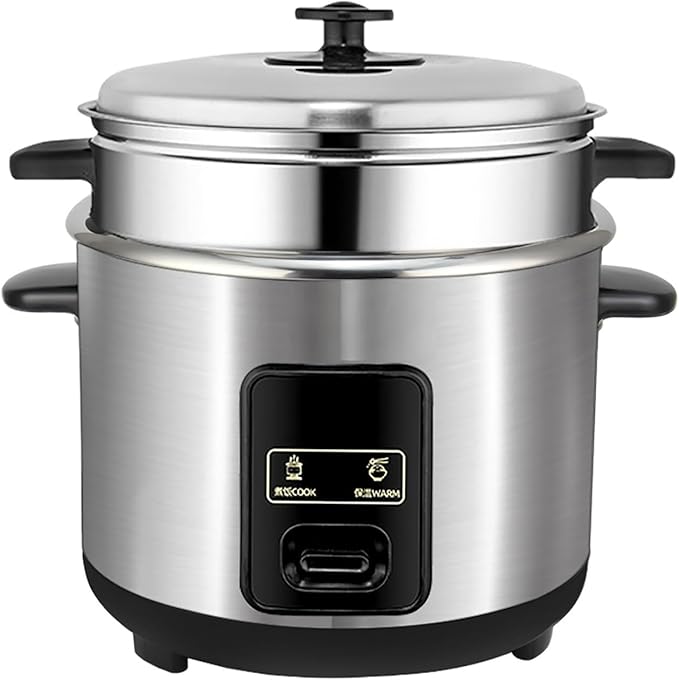 Electric cooker Rice Cooker Home Intelligent Insulation Multi-function 304 Stainless Steel Inner Pot Spoon Steamer And Measuring Cup Dormitory Small Appliances(5L)