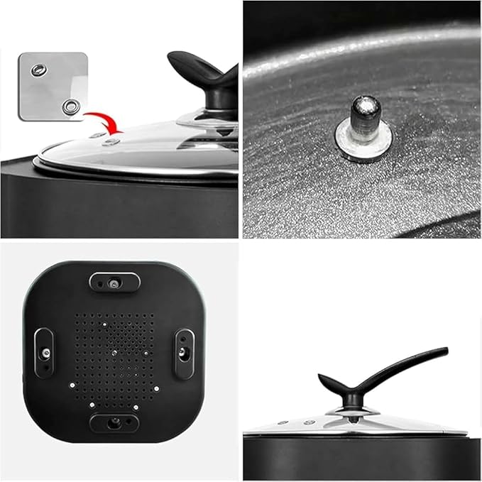 Commercial Fully Automatic Pearl Pot9L Milk Tea Pot CookerMilk Tea Pearl Maker1300W Tapioca Pearl Rice Pot Cooker for Milk Tea ShopIntelligent Temperature Control