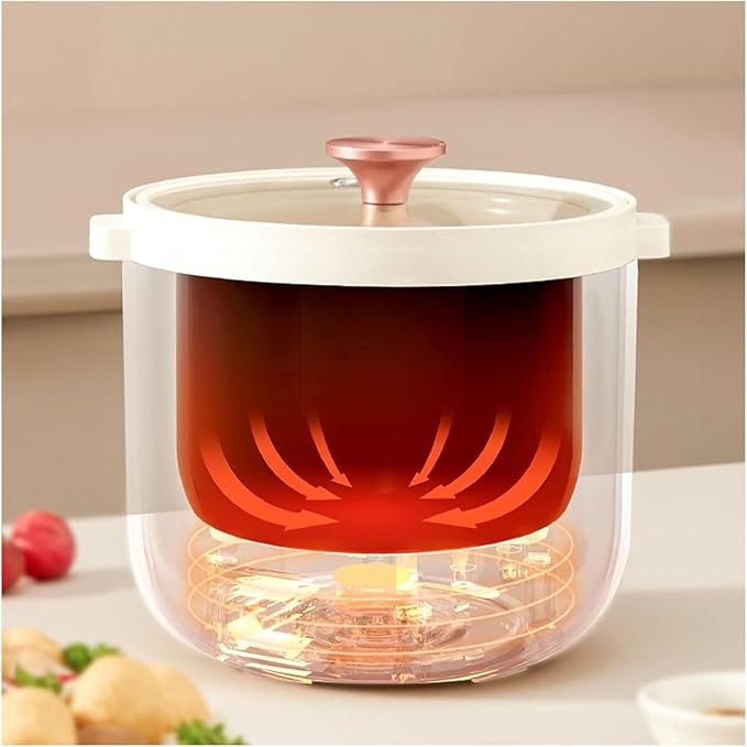 Mini Rice Cooker Commercial Rice Cooker 1.6L Rice Cooker - For 1-4 People - Cooks 15-20 Minutes - Non Stick Coating