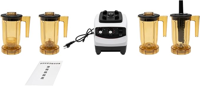 Blender for Shakes and Smoothies 1800W Multifuction Food blender Electric Blender with Four Different Cups Smoothie maker for Homes Milk Tea Shops Bubble Tea Shops