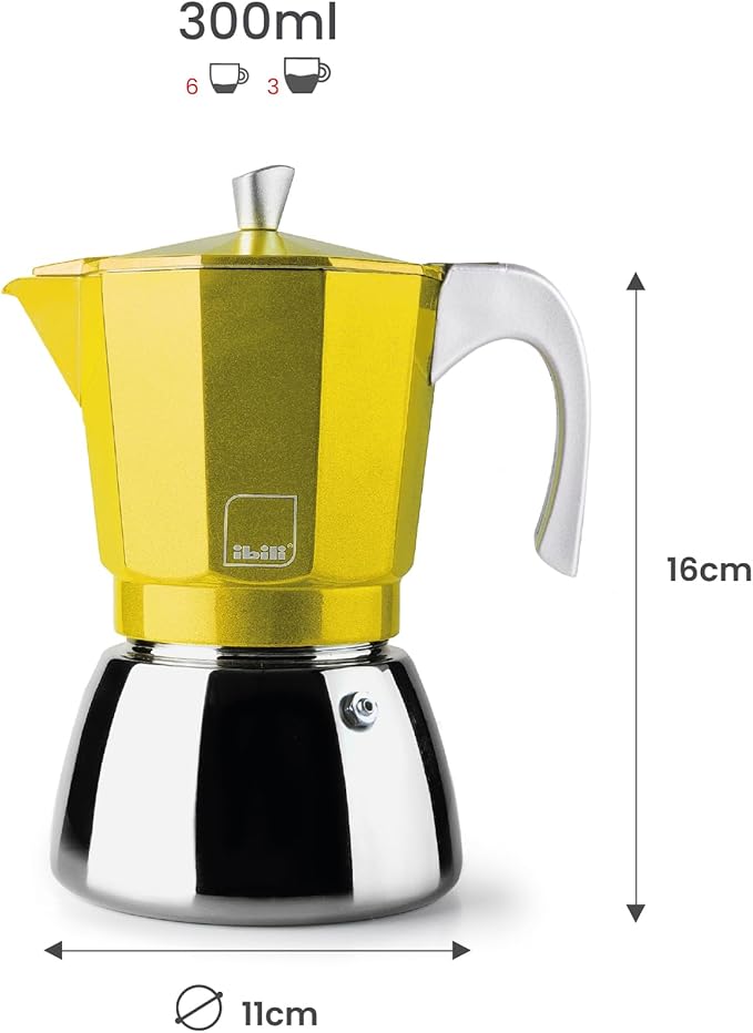 IBILI Elba Peach 6 Cup Coffee Maker