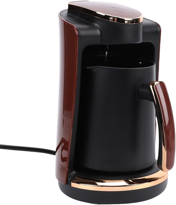 Electric Turkish Coffee Maker 550W 250ML Single Cup Coffee Machine with Durable Construction Compact for Home Office Travel