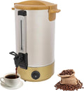 Commercial Coffee Maker Stainless Steel Beverage Dispenser Quick Brewing Coffee Urn for Coffee &amp Hot Tea Cold Milk Water (Gold 28L)