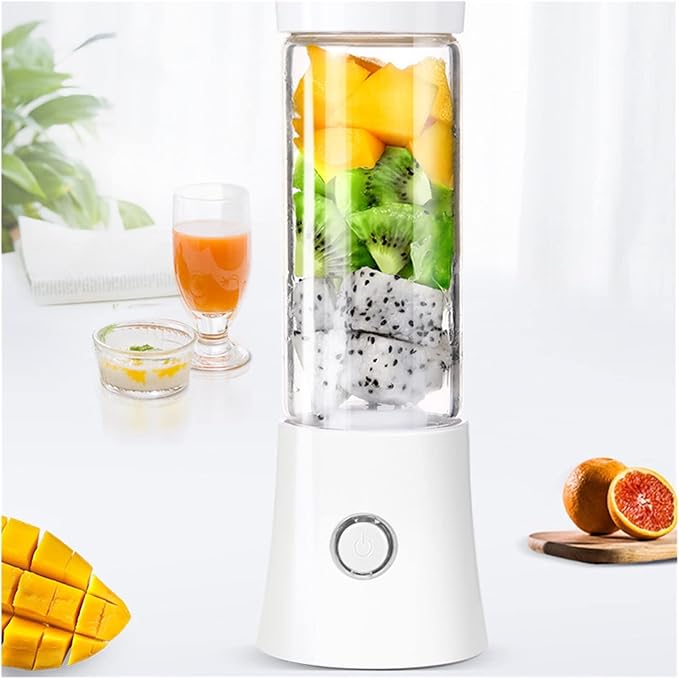 Juicer Household Mini Electric Juicer Blender Multifunctional Juicing Cup Small Fruit Mixing Cup 480ml Juice Maker Machine (A)