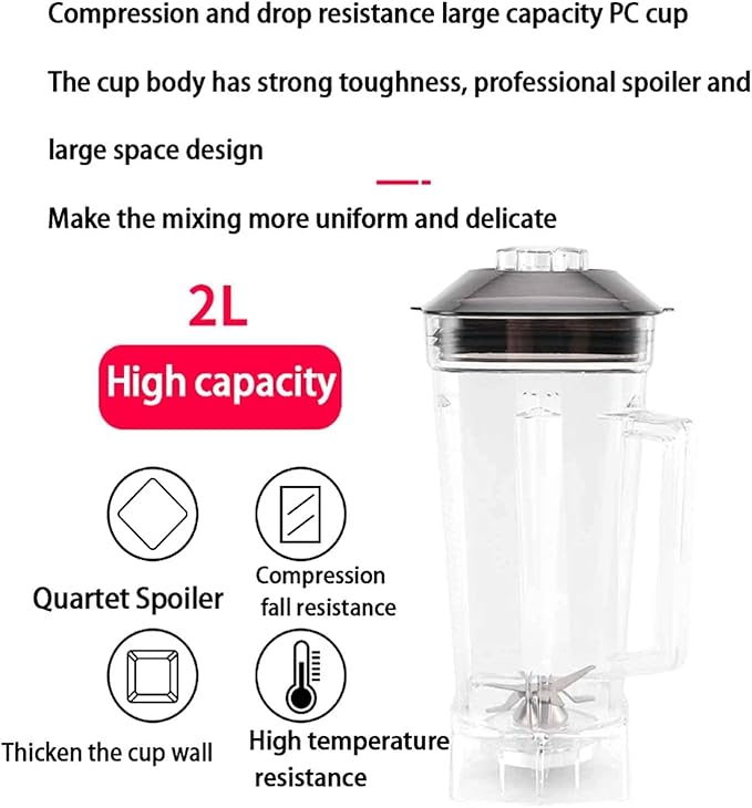 Large Capacity Smoothie MachineCommercial Milk Tea Shop Smoothie Machine Stirring Wall Soy Milk Machine Ice Crusher
