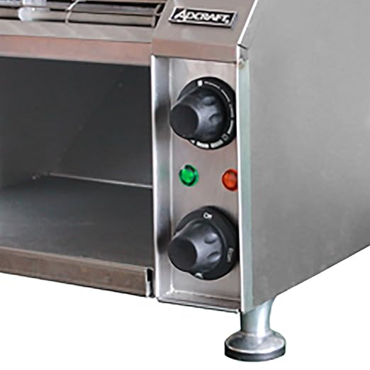 Adcraft Conveyor Toaster 13-1/2H x 14-1/2W x 19-1/2D in Stainless Steel (CVYT-120)