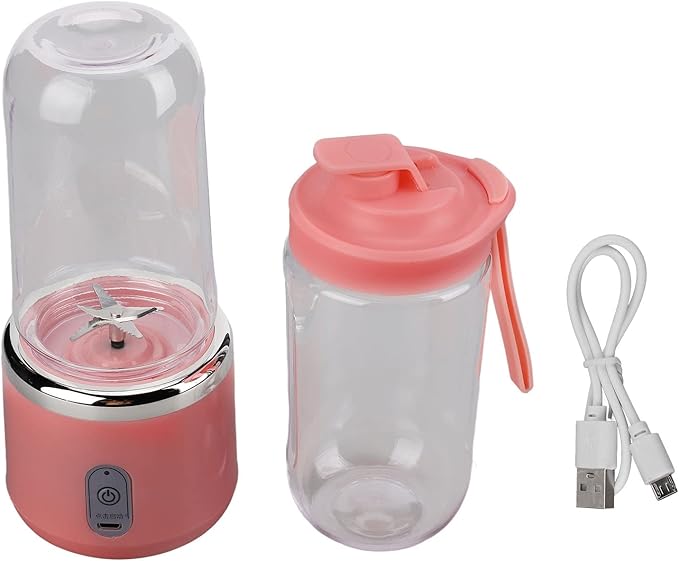 Automatic Juicer Cup Portable Home Blender Juicer Cup Small Rechargeable Juicer Cup Automatic Multifunctional Juicer (B)