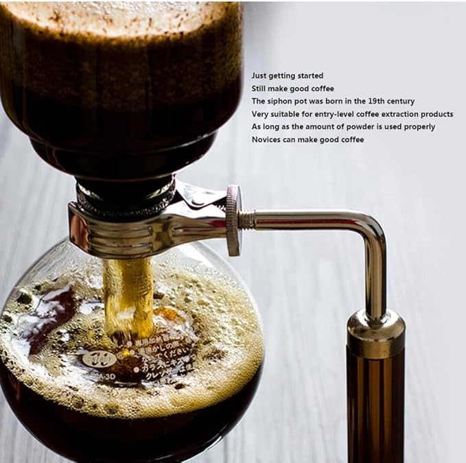 Siphon Coffee Pot Vacuum Manual Brewing Household Glass Siphon Pot Manual Coffee Maker Coffee Set