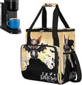 Halloween Monster Bat Coffee Maker Carring Bag Travel Carrying Storage Tote Bag Compatible with Keurig K-Mini or K-Mini Plus Portable Single Serve Coffee Brewer Case with Pockets for K-cup Pods
