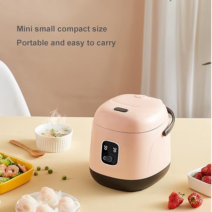 Rice Cooker And Steamer Medium Electric Multi Cooker With Removable Non-Stick Rice Pot