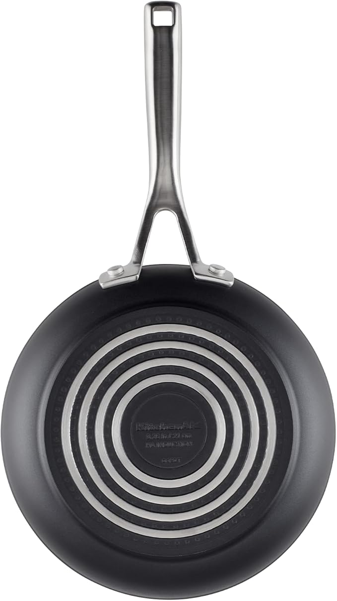 KitchenAid Hard Anodized Induction Nonstick Cookware Pots and Pans Set 10 Piece Matte Black