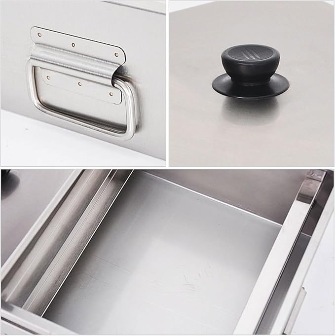 Cantonese Rice Noodle Rolls Machine Double Layer Steam Furnace Machine Stainless-Steel Rice Roll Steamer Cooking Chinese Cuisine Recipes Cookware