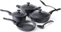 THE ROCK 1TSP 13PCS Cookware Set – Pots and Pans Set Non Stick with ROCK.TEC – Nothing Sticks Never Warps Lasts Longer – Healthy Multifunctional All-in-One Fry Pan Saucepan Stockpot &amp More