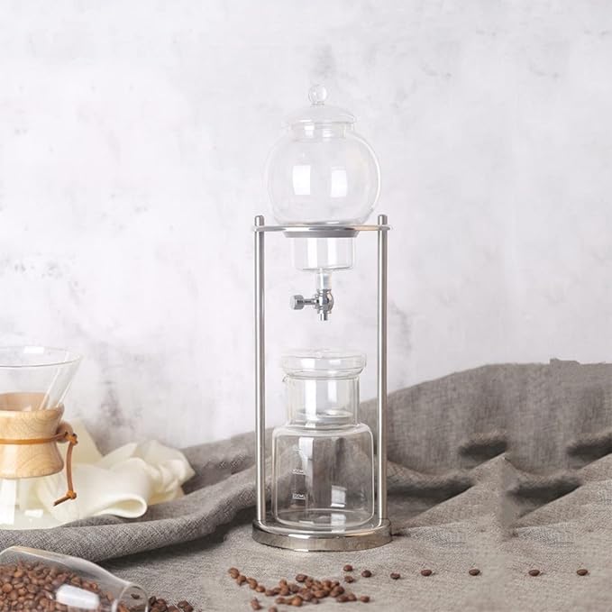 Coffee Pot 600ml Cold Brew Coffee Ice Water Drip Coffee Maker Espresso Household Coffee Tools Pot Reusable Glass Filter Percolator Tools