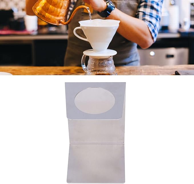 Drip Coffee Stand Pour Over Coffee Maker Coffee Dripper Holder for Coffee Connoisseurs Coffee Lovers for Best Coffee Experience(Brushed Stainless Steel Color)