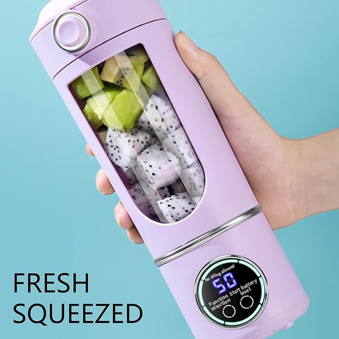 700ml Portable Smoothie Maker USB Rechargeable Juicer Blenders Juicing Cup With Powerful Motor For Home And Gym Use Blender