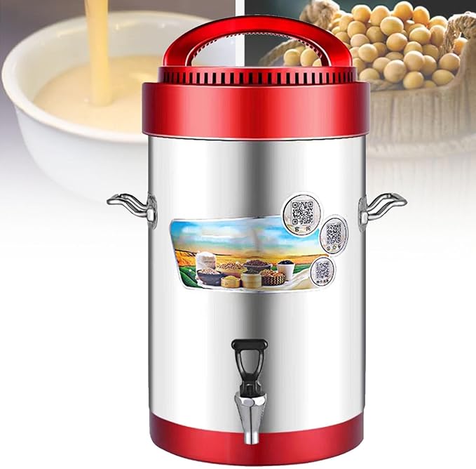 Soy Milk Maker Machine Automatic Nut Milk Maker Filter-Frees Grain Juice Soup Maker with Delay Start Keep Warm (15L)