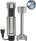 Handheld immersion Blender 11-Speed 1000W Immersion Blender with Anti-Splash Design Stainless Steel Blade for Blending Soup Smoothies MayonnaiseMaking Food Is More Convenient
