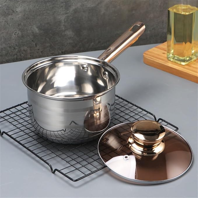 Cookware Stainless Steel 12 Piece Pot Set Milk Pan Frying Pan Double Bottom Soup Pot Set Pot