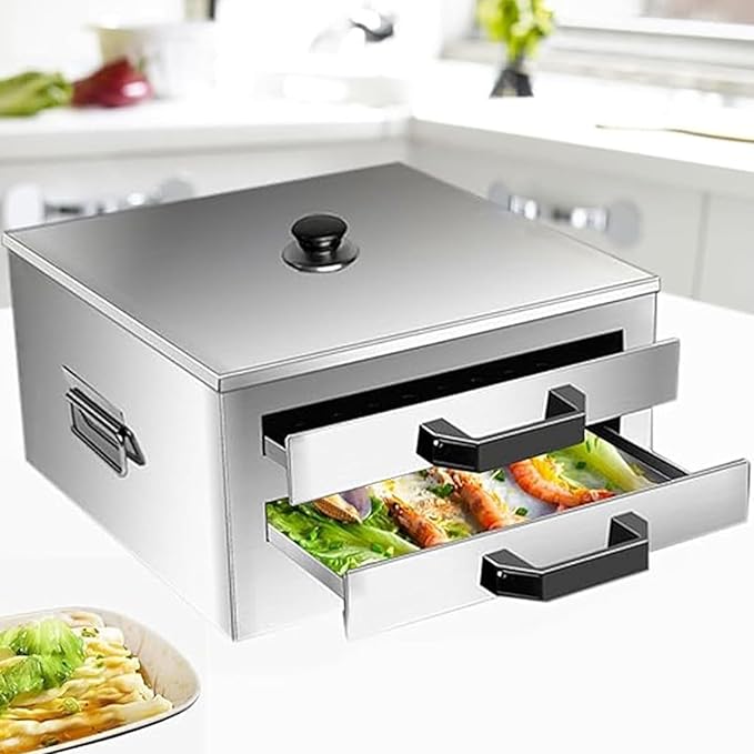 Gas Rice Noodle Roll Machine 304 Stainless Steel Breakfast Rice Noodle Roll Steamer Anti-Scalding Handle Chinese Cooking Recipe Buns and Dumplings Cooker