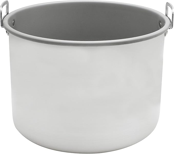 TrueCraftware-50 cups Aluminum Teflon Coated Rice Warmer Inner Pot- Keep Warm Makes Soups Stews Grains Hot Cereals Removable Nonstick Pot for Commercial Rice Cooker and Warmer
