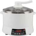 ASHATA Electric Rice Cooker with Stainless Steel Inner Pot Makes Soups 4L Large Capacity Rice Cooker and Food Steamer with 12H Timed Reservation and Grain MultiCooker (A)
