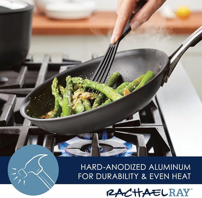 Rachael Ray Cook + Create Hard Anodized Nonstick Cookware Sets 11-Piece