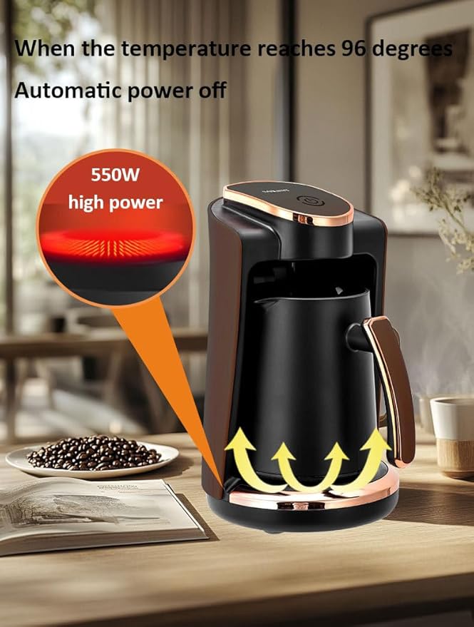 Electric Coffee Maker for Making Tea and Coffee 250ML Single Cup Turkish Coffee Machine