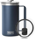 YETI Rambler 34 oz French Press with MagSlider Pitcher Lid Set Navy
