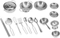 16/18/25pcs Stainless Steel Cookware Set Saucepan Lids Pot Cooking Kitchen(16 pieces)
