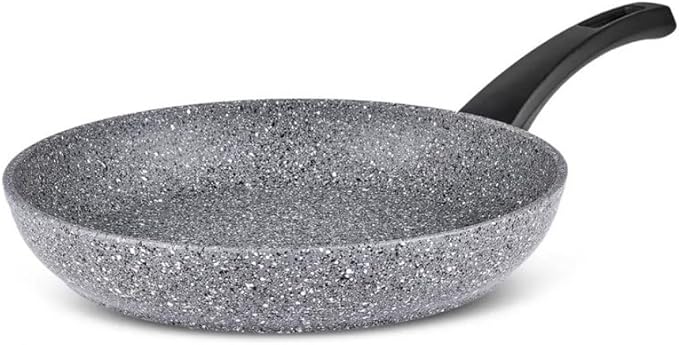 Karaca Gris Biogranite 5-Piece Induction Cookware Set 24cm Casserole &amp Lid 24cm Frying Pan &amp Lid 20cm Sauce Pan Grey