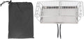 Camp Stove Toaster Tray Rack Stainless Steel Foldable Portable Camping Stove Toaster Sturdy Metal Mesh Bracket for Outdoor Cooking Includes Storage Bag for Picnic BBQ Camping Fi