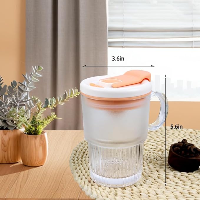 Automatic Stirring Mug - Electric Mixing Coffee Cup with Straw Cyan for Protein Shakes &amp Beverages