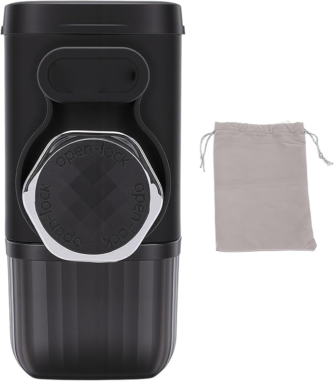SUNGOOYUE Portable Coffee Maker ABS Manually Operated HandsFree Capsule Brewer Ideal for Home Camping Travel Enthusiasts